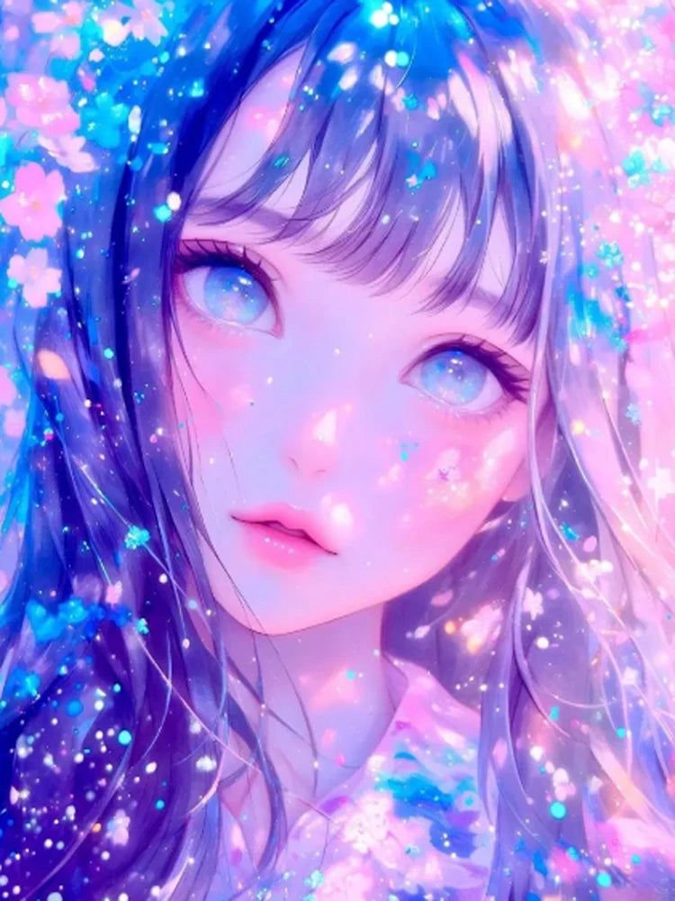 DIY Diamond Art Painting Collection 2024 Japanese Cartoon Anime Girl Embroidery Cross Stitch 5D Diamond Mosaic Home Decoration