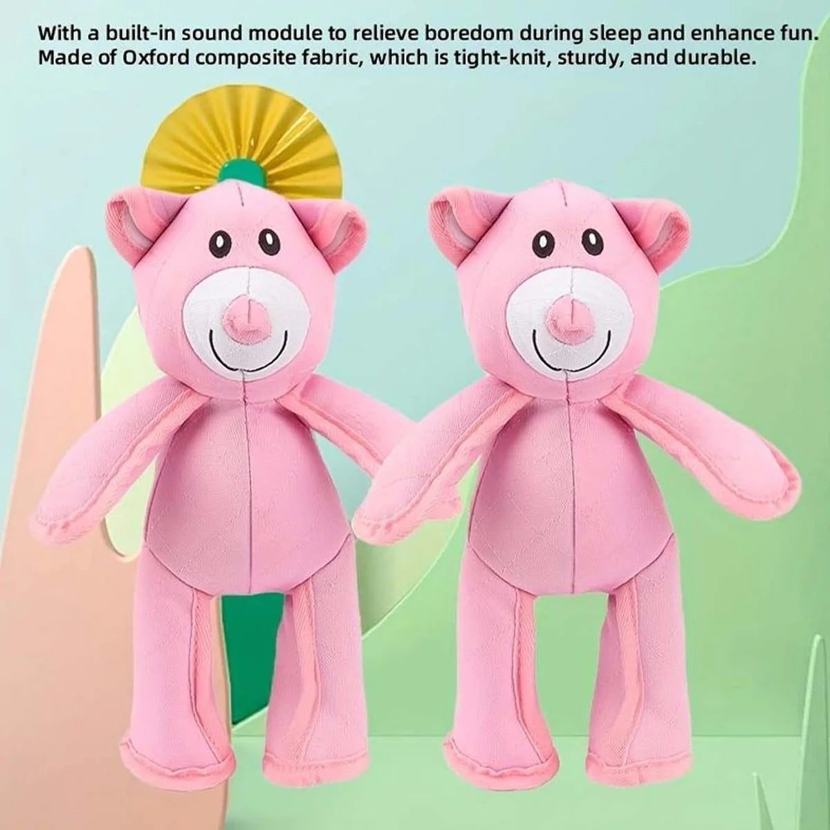Squeaker Teddy Bear Dog Toys Aggressive Chewers Indestructible Stuffed Plush Dog Squeaky Toys Keep Them Busy For All Dogs Breeds