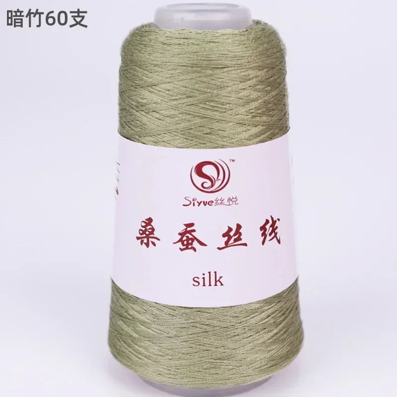 Real Silk Yarns for Knitting and Crochet