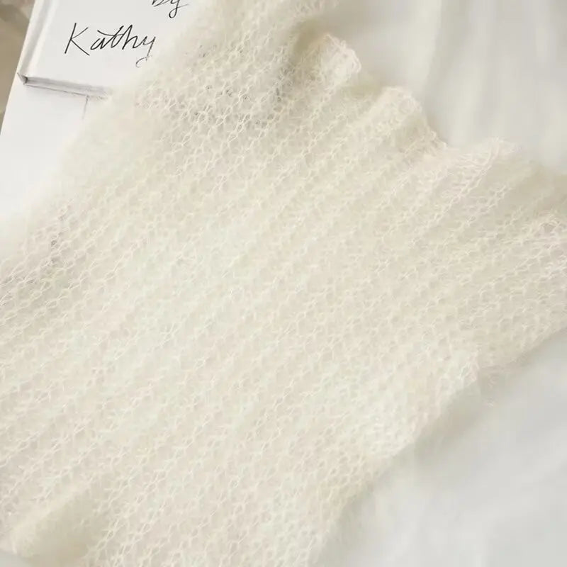 Silk and Alpaca Blend Yarn 200g 10 Balls Handmade Knitting Crochet Spring/Autumn Body-Fitting Sweater Lightweight Scarf Thread