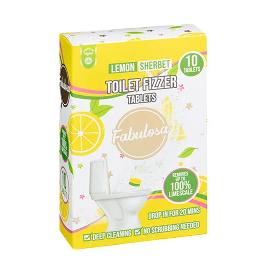 Fabulosa Toilet Fizzer Tablets Lemon Sherbet 10 Pack