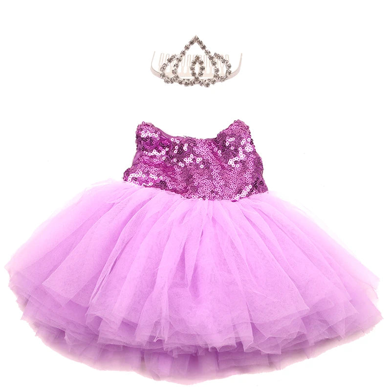 American 18 Inch Girl Doll Sequins Skirt Clothes Shining Cute Mini Dress For 43cm Baby New Born,OG,DIY Doll Accessories Toy