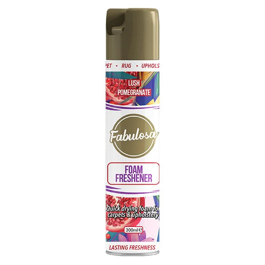 Fabulosa Carpet & Upholstery Foam Freshener Lush Pomegranate 300ml