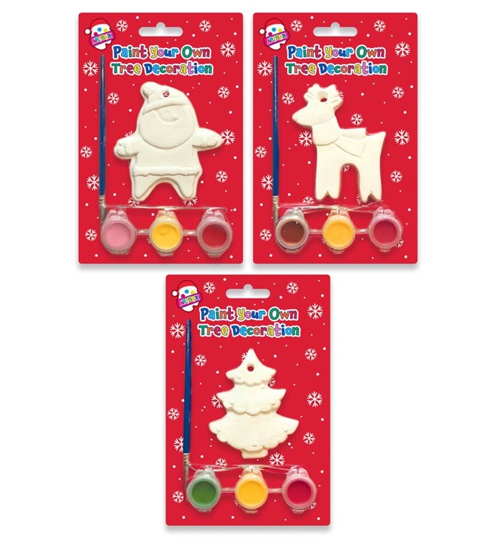 Activity XMAS Paint Your Own Decoration Set