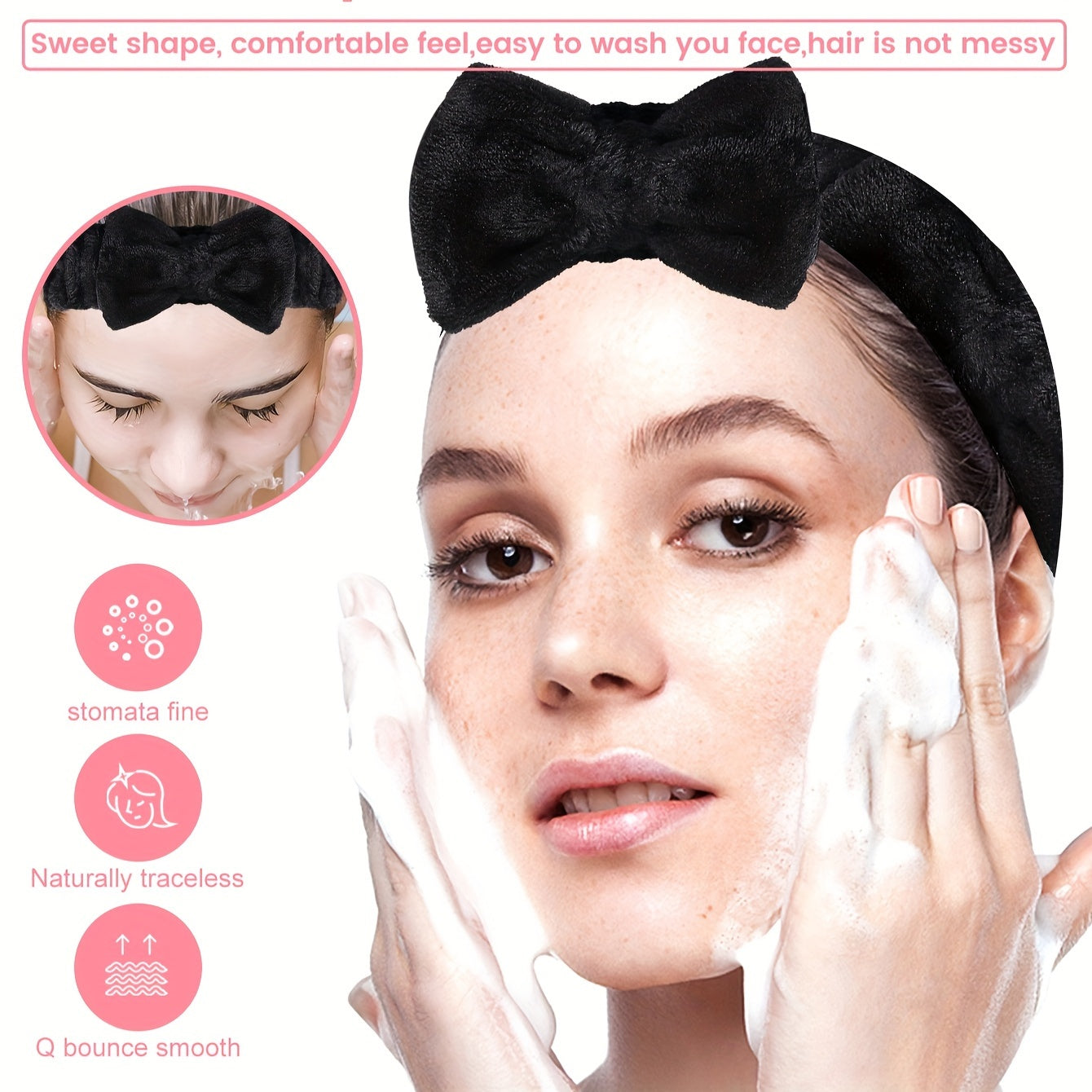 The 46pcs Makeup Tool Set Includes: 1 Waterproof Multifunctional Zipper Toiletry And Makeup Bag + 25 Makeup Brushes + 8 Beauty Sponges + 8 Makeup Puffs + 1 Headband + 2 Wristbands + 1 Makeup Brush Cleaning Tool.