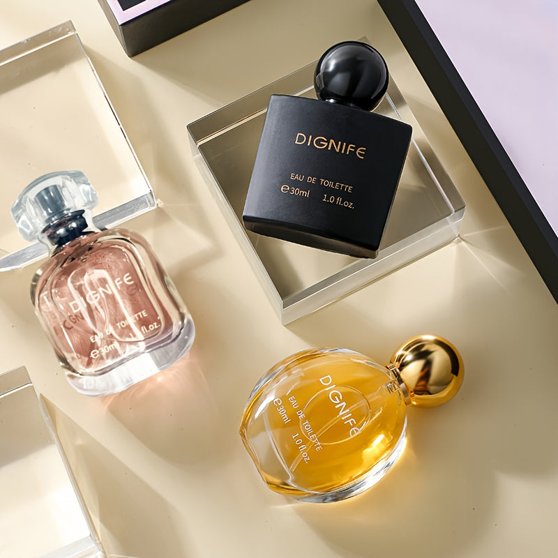 DIGNIFE Paris Night Gift Box Women's Eau De Parfum perfume 3pcs Set Body spray Vanilla Sweet Food Fuqi Flower Tone Lasting Fragrance Holiday Gift Box Preferred