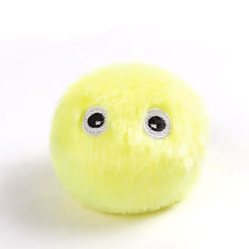 Chirping Ball Interactive Cat Plush Toy Ball - Squeaky Sound Training Toy For Cats - Fun Pet Toy Ball For Playtime And Exercise
