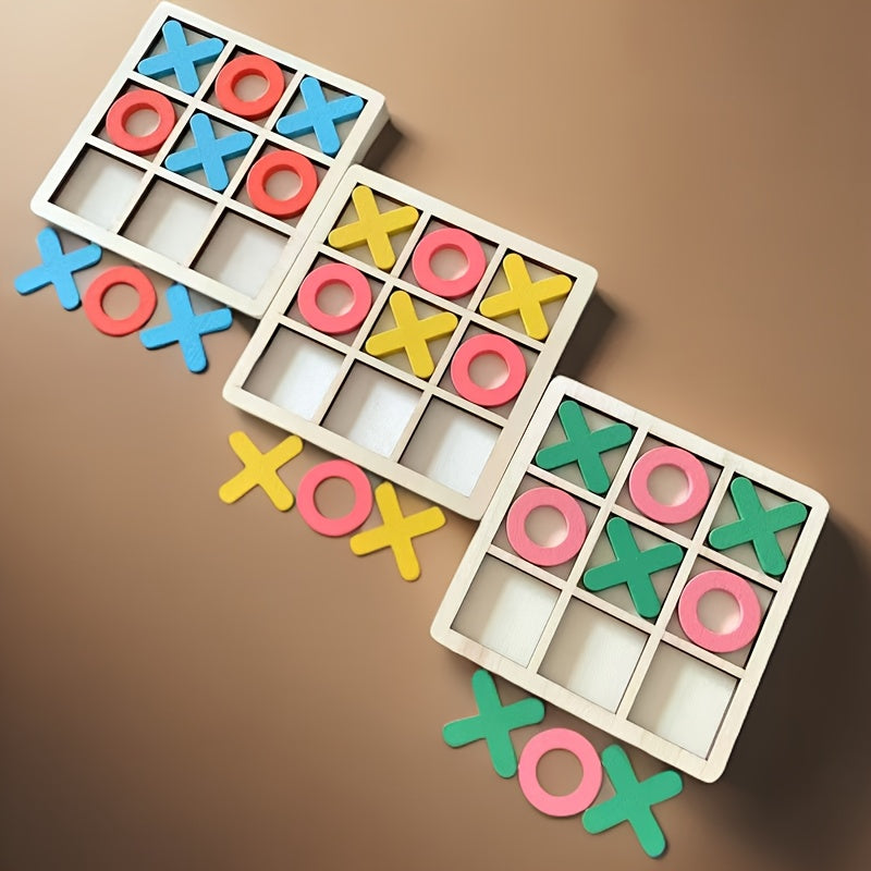 XO children's board game, parent-child interaction, logical thinking, fun game, three character chess, children's puzzle toys