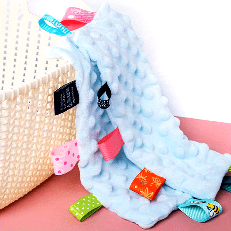 0-1 Year Olds Soft Knit Hat & Bib Set - Square, Comfortable Polyester with Floral & Plaid Patterns, Ideal for Birthdays or Holidays, Hand Wash Only, Toddler Clothing|Floral Bib Set|Soft Texture