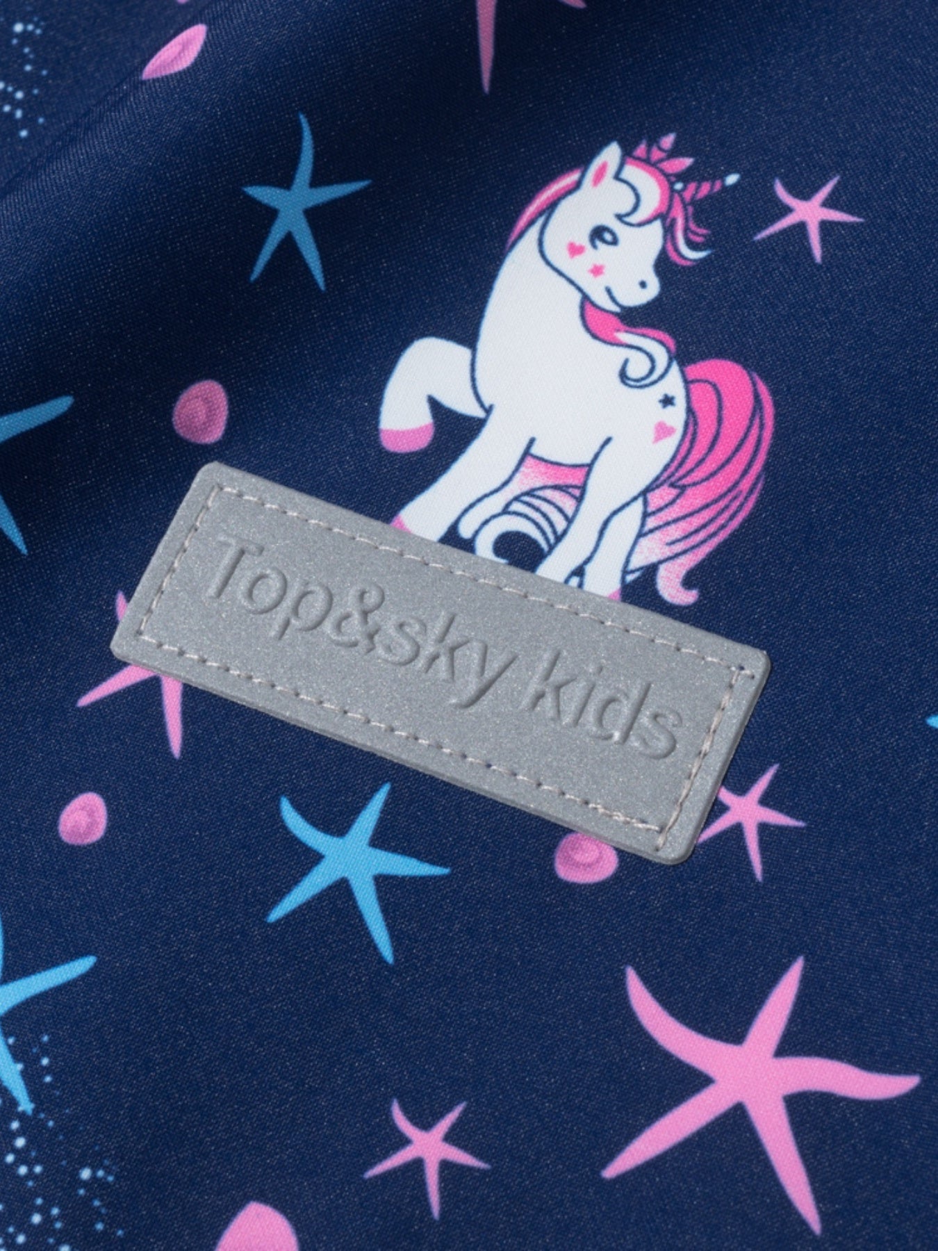 Girls' Unicorn Jacket - Lightweight Windproof Hooded Outerwear with Removable Hood, Pastel Rainbow & Clouds Design, Zip-Up Front, Long Sleeves, and Pockets for Spring/Fall Casual Wear, Unicorn Clothes, Playful Kids Fashion, D