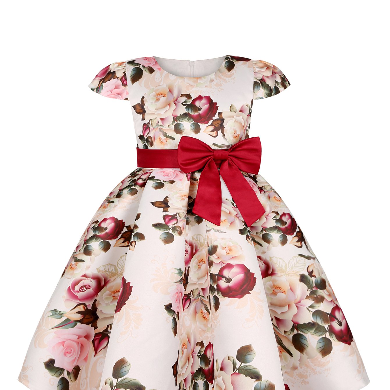 Children Eden 3-10 Years Girls Rose Print Dress