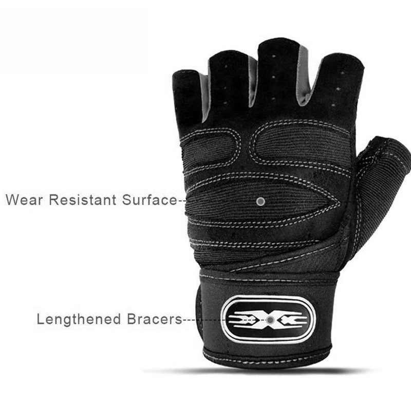 Half-finger Fitness Gloves for Men and Women, Breathable for Dumbbell Lifting, Driving, Outdoor Activities, Sun Protection, Sports, and Cycling