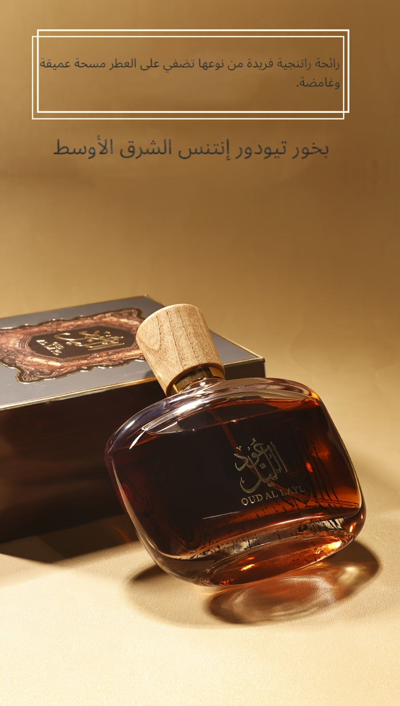 Dubai Flower Women'S Fragrance 3.4Oz - Features Musk, Jasmine, And Warm Amber Notes - Comes in an Elegant Gift Box - Decorated with Classic Arabic Golden Floral Designs - Perfect for Daily Use by Women - A Great Option for Th