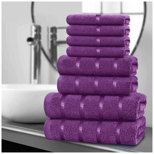 8pcs Egyptian Cotton Towel Set (A)
