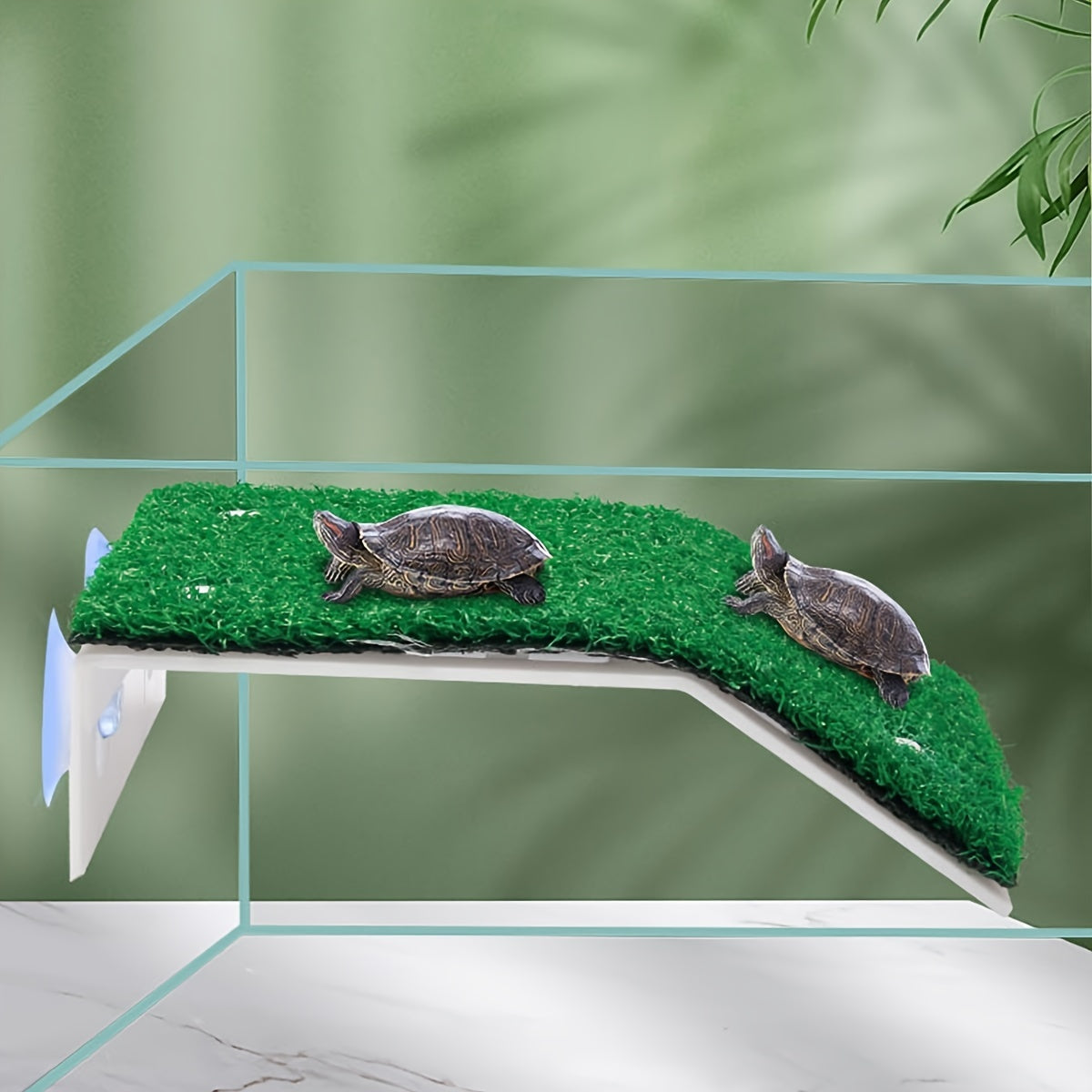 Turtle Basking Drying Resting Platform, Suction Cup Climbing Ladder, Fish Tank Decoration