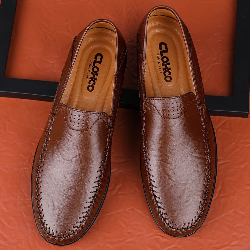 Men's Business Casual Shoes Comfortable Breathable Stitched