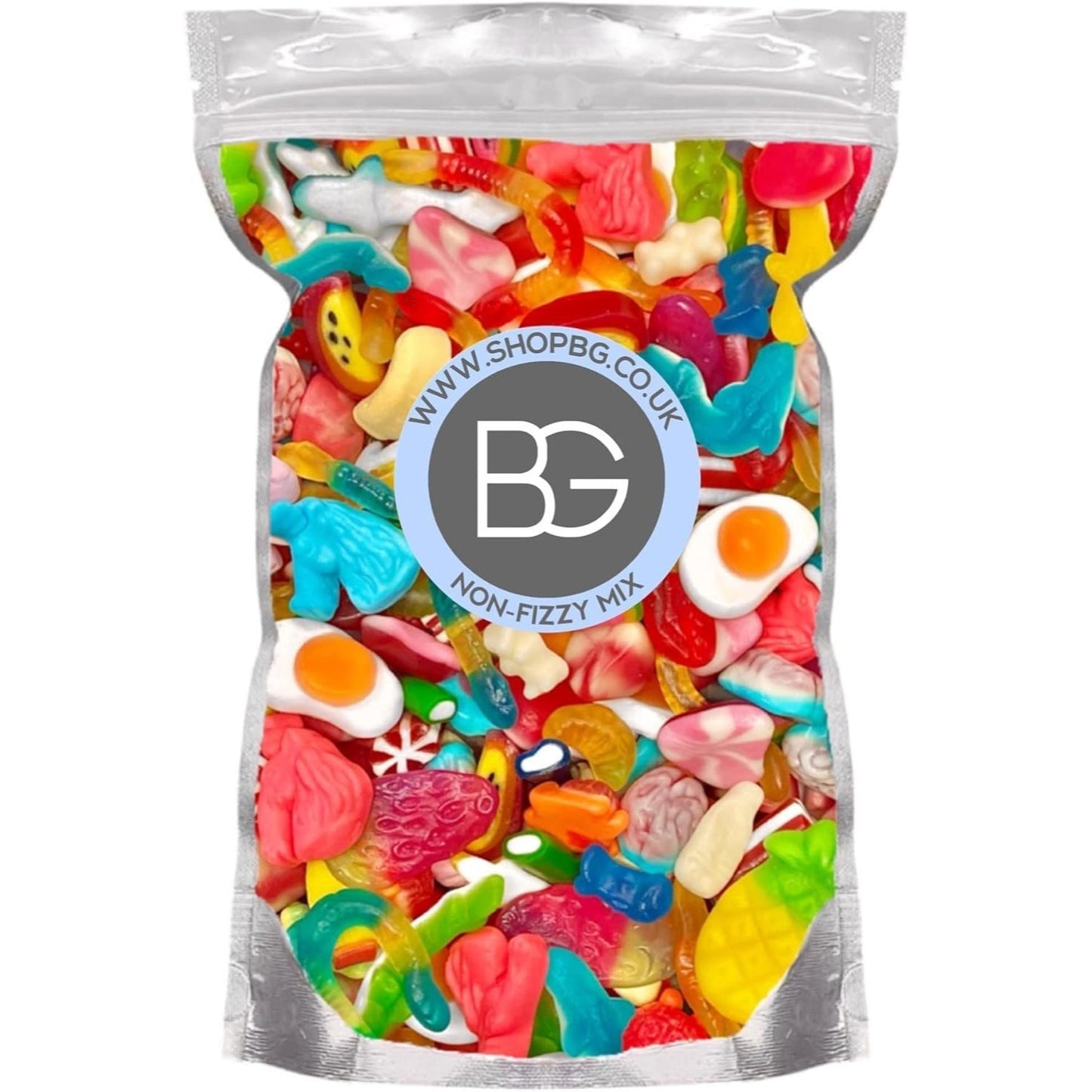 BG 800g Pick & Mix Sweets - Quality Large Retro Candy Sweeties Fresh Assortment, Fizzy, Jelly, Non-Fizzy, Gluten Free, Mixed 800g - Choose Your Pouch