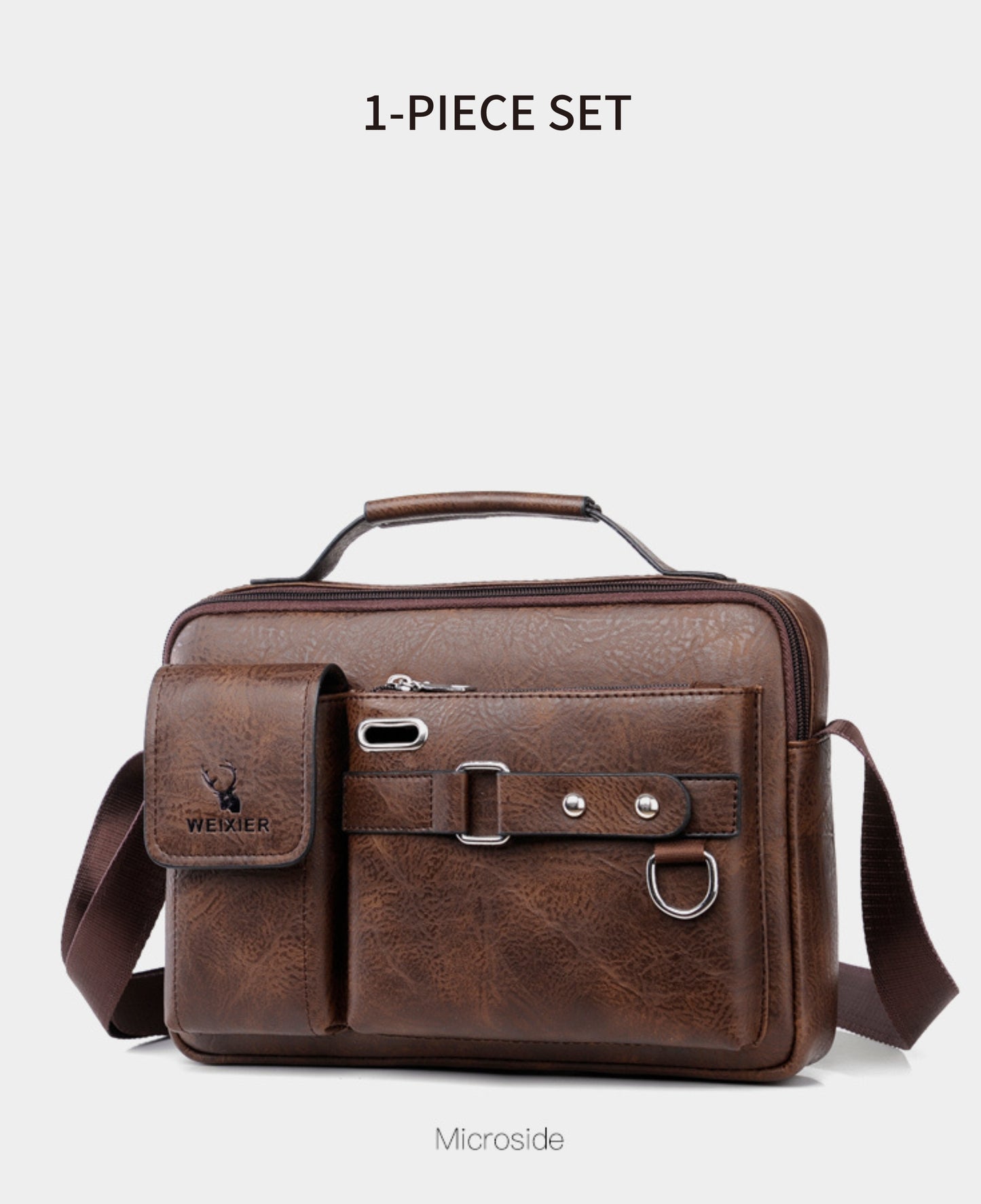 Men's Single-Shoulder Bag, Crossbody Bag, Business Messenger Bag, Shoulder Bag, Handbag, Casual Bag for Men