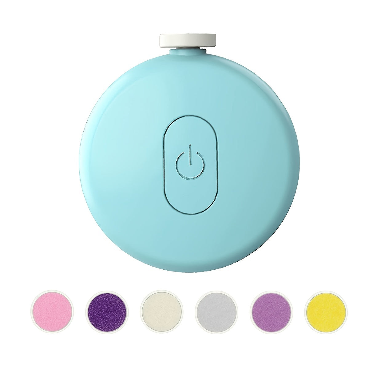 Newborn Safety Electric Nail Trimmer Kit - 6 Replaceable Grinding Heads, Low Noise, Ergonomic Design, Easy to Use for Infants, Children, and Adult Toenails - Perfect for Gentle, Safe, and Precise Nail Care