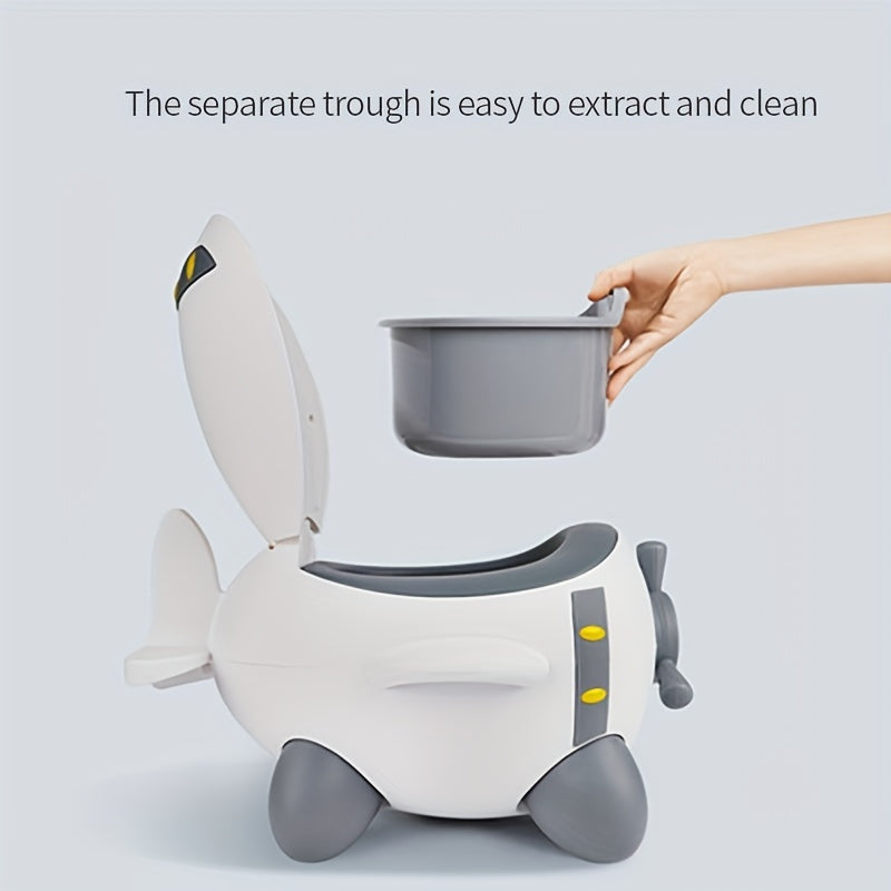 Fun Cartoon Airplane Potty Training Seat - Stable & Comfortable for Infants & Toddlers! Christmas, Halloween, Thanksgiving Day Gift