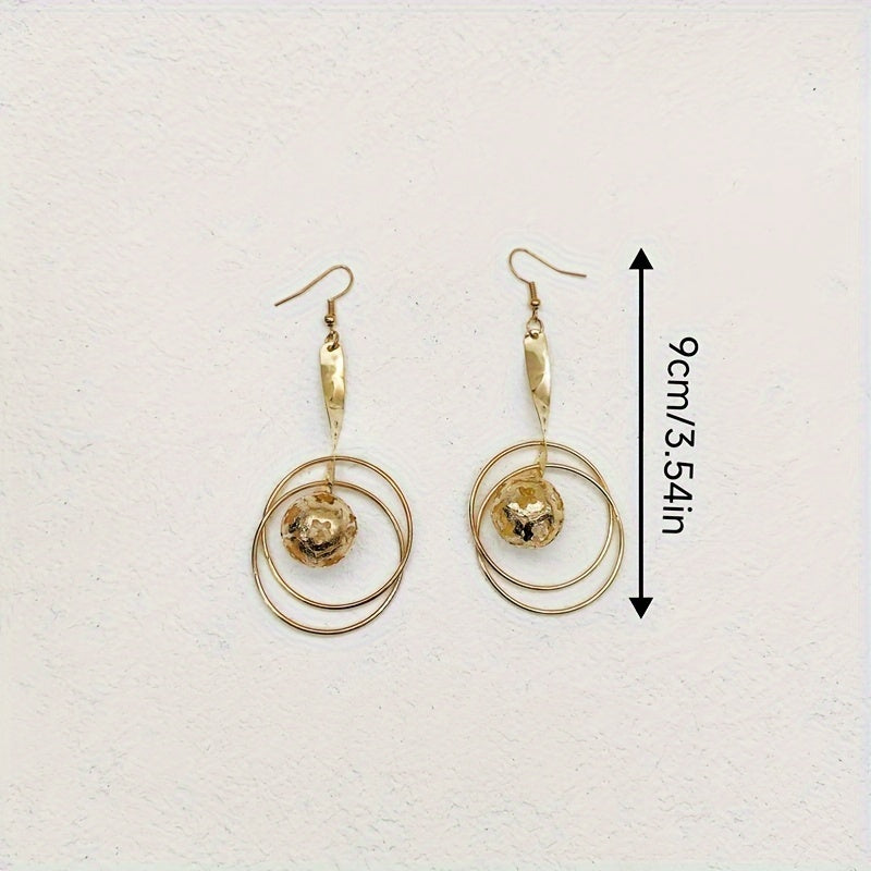 10 Pairs of Fashionable And Elegant Long Hook Women'S Earrings Flower Leaf Water Drop Design Luxury Drop Earrings Party Jewelry Set