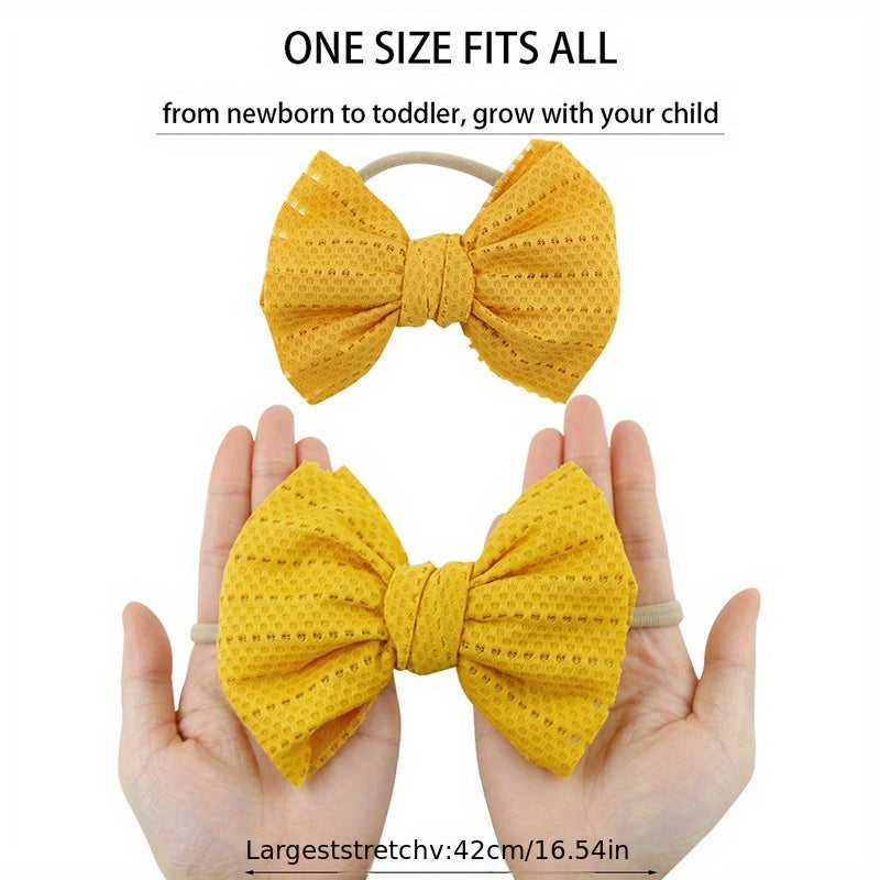 Cute Outdoor Beach Baby Girl Gift Set - 2 Pieces Butterfly Tie Hair Band & Round Flower Fashion Glasses!