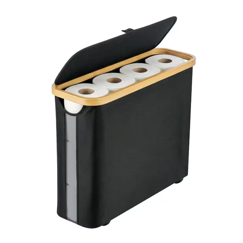 30L Toilet Paper Storage Basket with Lid