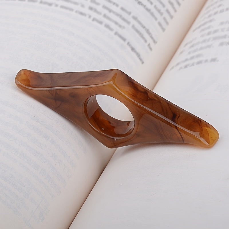 1pc Resin Bookmark Book Stand Reading Aid Creative Thumb Book Support