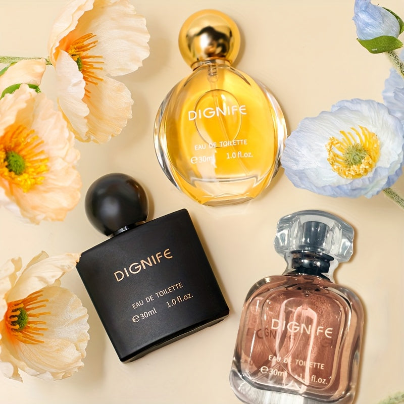 DIGNIFE Paris Night Gift Box Women's Eau De Parfum perfume 3pcs Set Body spray Vanilla Sweet Food Fuqi Flower Tone Lasting Fragrance Holiday Gift Box Preferred