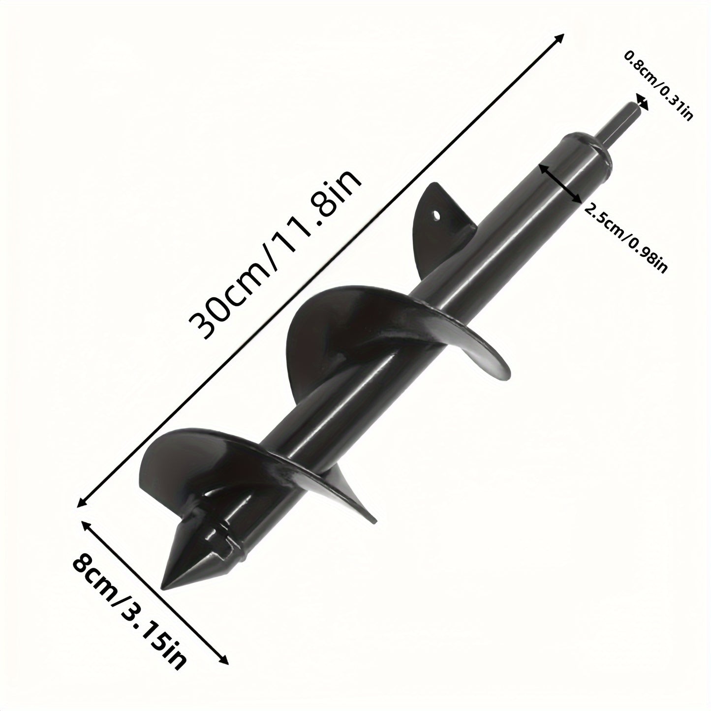 A Garden Drill Bit for Planting, Suitable for Flower Beds And Vegetable Gardens, Designed for Loosening Soil And Digging Holes.