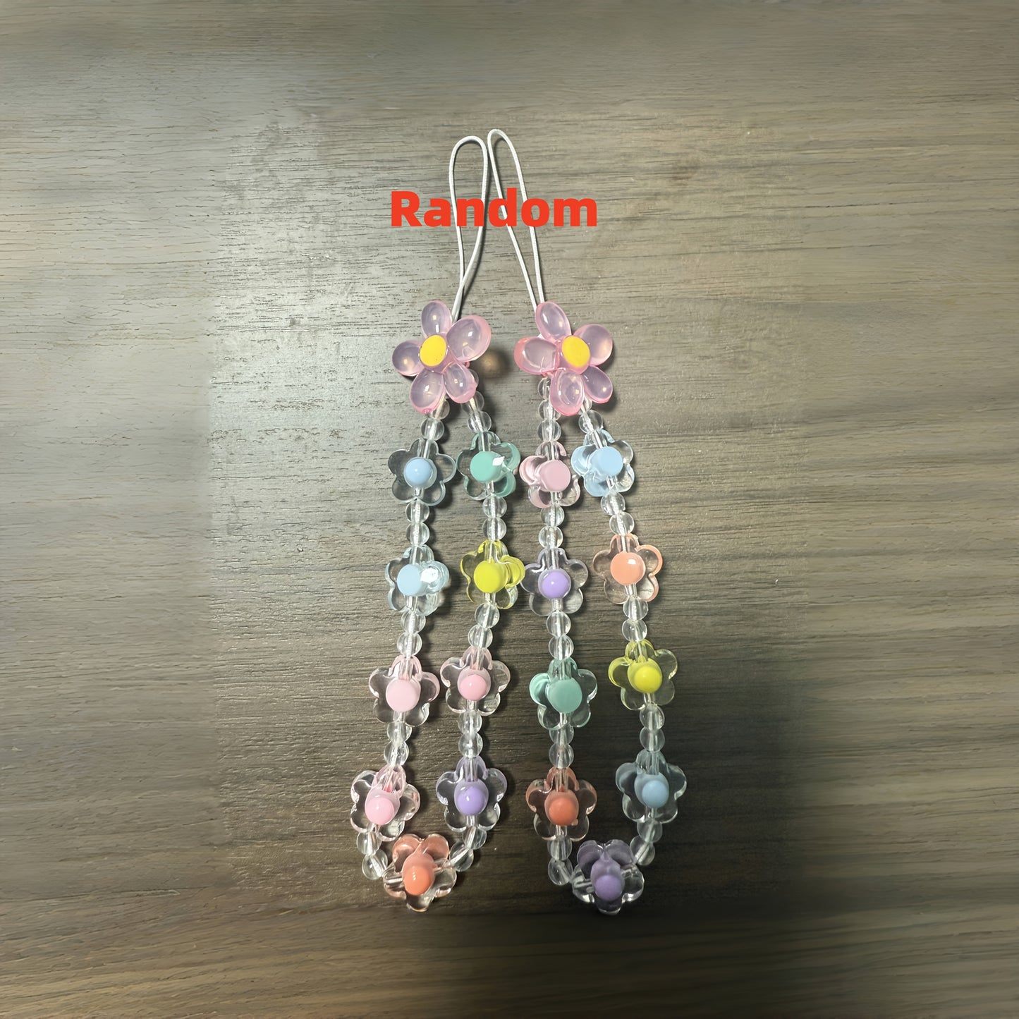 [Transparent Case] Mobile Phone Case | for iPhone 16 15 14 13 12 11 Pro Max 14 15 16 Plus XS XR X 8 7 | with Lanyard | Simple Transparent Creative Flower Pattern
