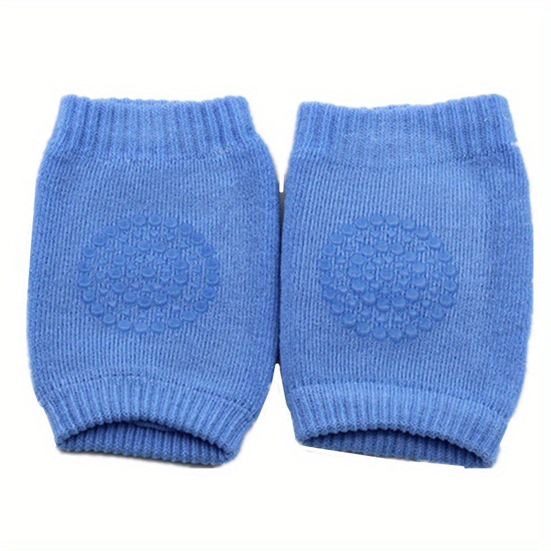 2pcs 5 colors Soft Elastic Knee and Elbow Brace Pads for Babies and Toddlers - Anti-Slip Crawling Safety Protector and Leg Cushion, Christmas, Halloween, Thanksgiving Day Gift