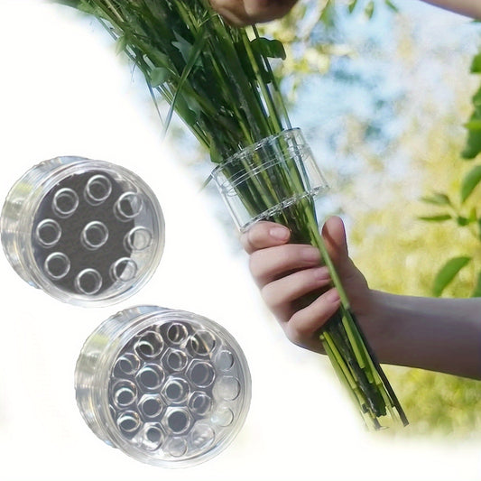 2pcs (L+S) Transparent Flower Arranger Spiral Ikebana Stem Holde Spiral Flower Arrangement Stem Holder