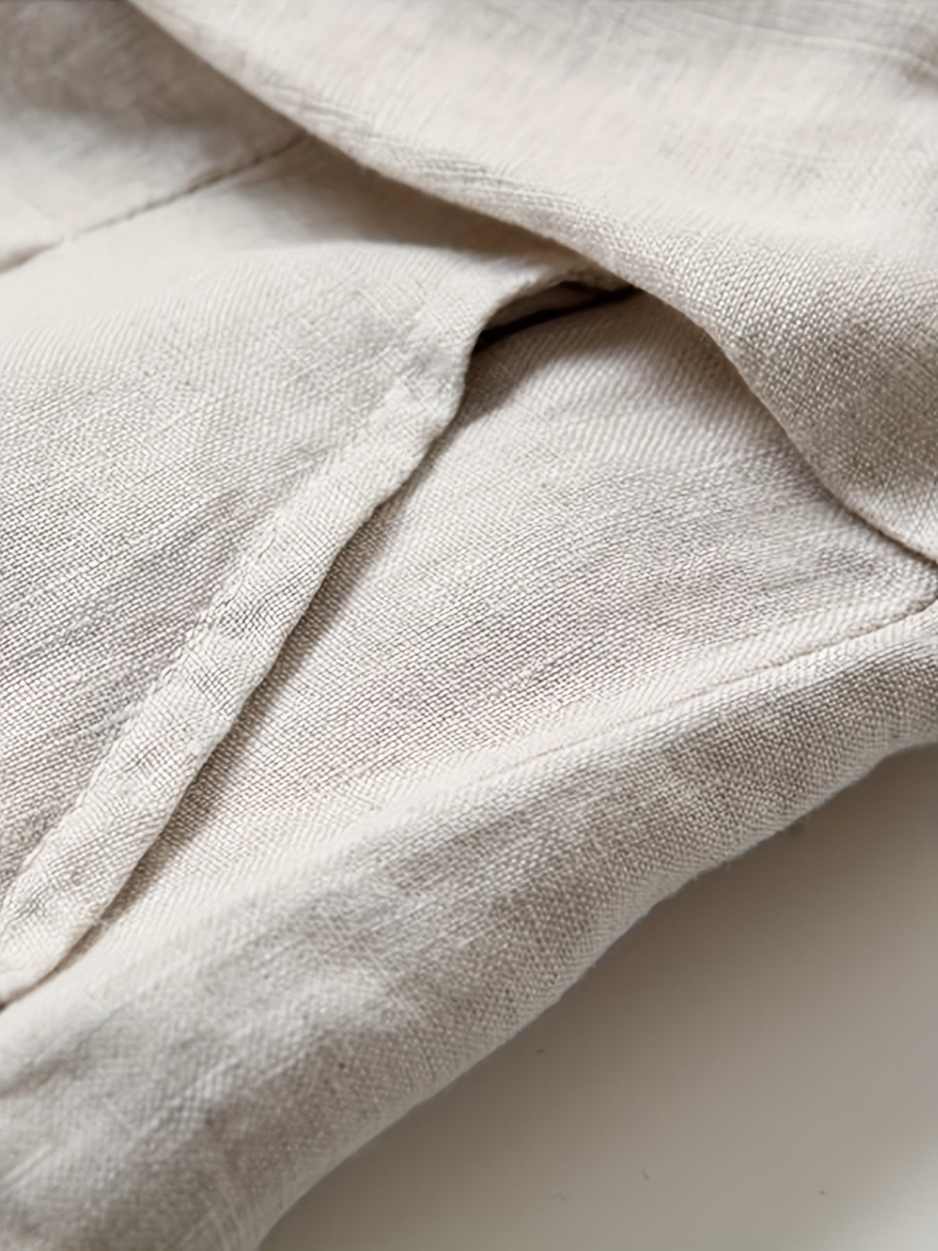 Linen Wide-Leg Ankle Pants, Breathable Thin Loose Linen Skirt Pants, Ethnic Style Vintage Trousers