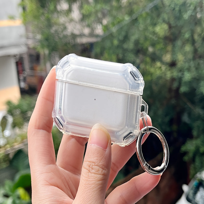 Shockproof Protective Case For Airpods Pro3: Get Maximum Audio Clarity With Creative Clear TPU Earbuds