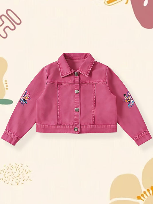 Pink Denim Kpop Jacket