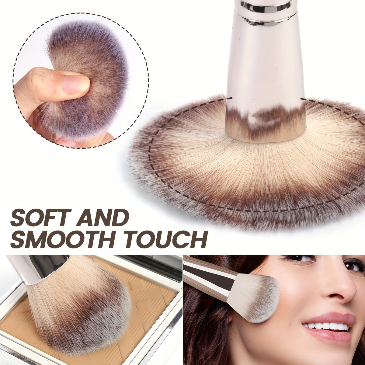 MAANGE 20pcs Professional Makeup Brush Set, Including 18 Makeup Brushes + Flannel Bag + 1 Large Water Drop Makeup Egg, Soft Bristle Makeup Brush, Foundation Brush, Eyeshadow Brush, Blending Brush, Concealer Brush, Eyeliner Br