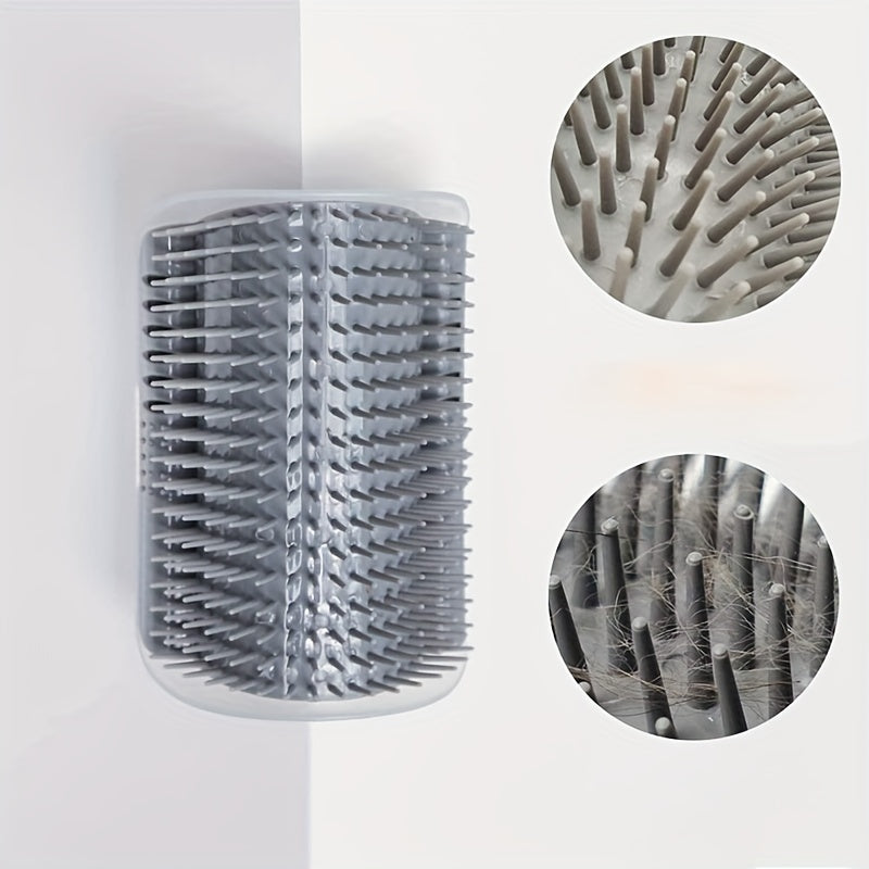 Lint Roller Cat Scratcher, Scratcher Toy Cat Wall Corner Scratching Massager With Comb For Pet Hair Removal, Massage