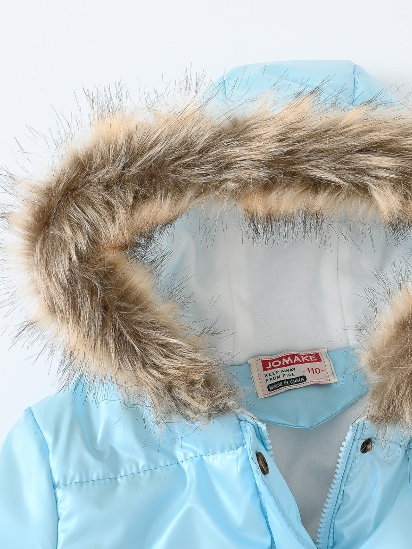 Children's Winter New Style Thickened Glossy Hooded Jacket for Boys and Girls, Mid-Length