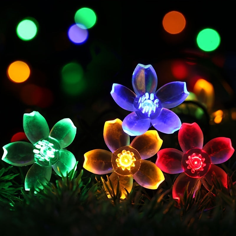 1pc Cherry Blossom String Lights, Suitable for Home Decorations Engagement Wedding Valentine's Day Holiday Party Atmosphere, 1.5m 10 Bulbs, Holiday Lighting, Romantic Ambiance, Festive Glow, Elegant Illumination, Plastic Cons
