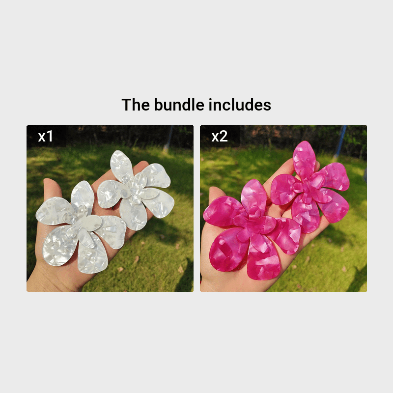 Exaggerated Flower Design Sexy Dangle Earrings Resin Jewelry Trendy Female Gift Showroom Party Statement earrings Accessories
