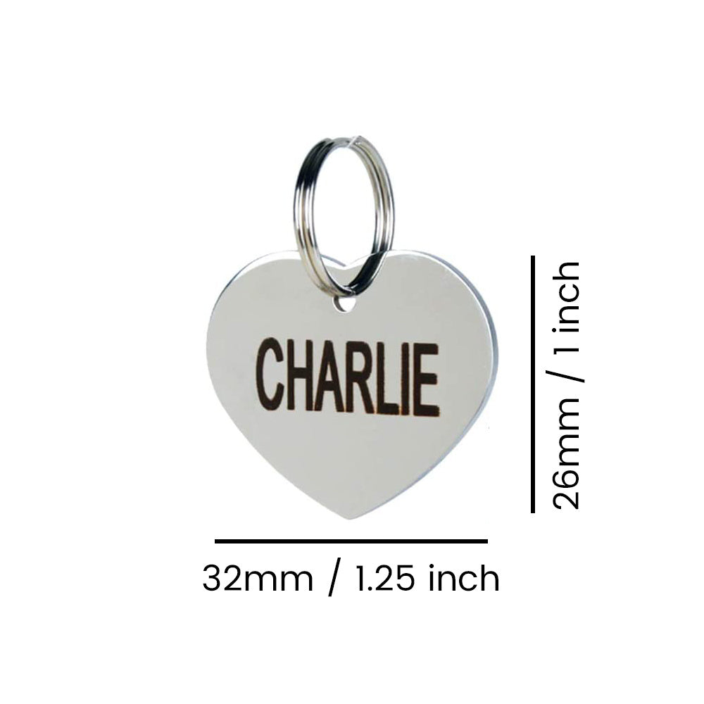 [Fast Arrival] Stylish Personalized Pet ID Tag - Durable Engraved Stainless Steel Slide-On Nameplate with Customizable Text - Long-Lasting, Water-Resistant, and Easy to Attach