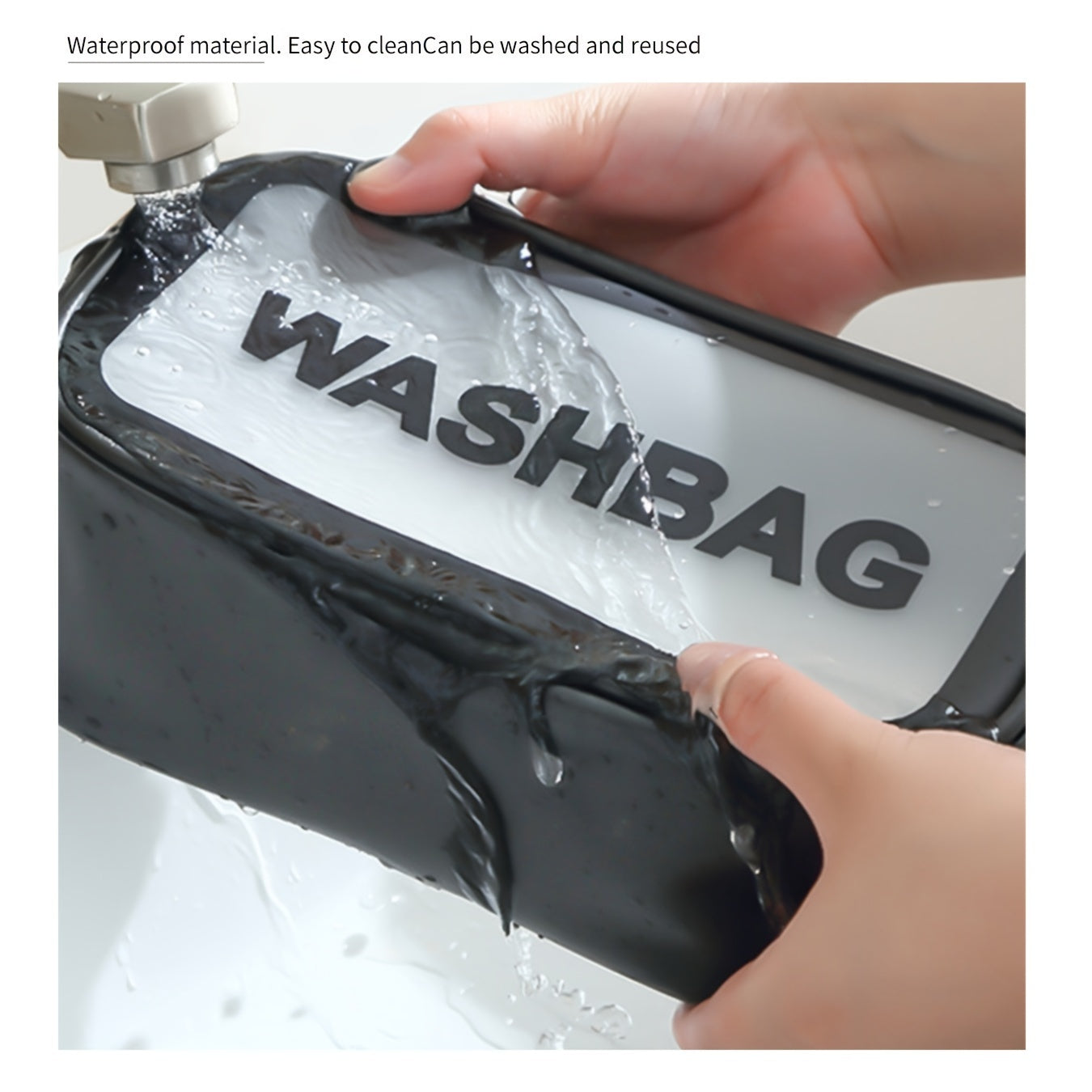 The 46pcs Makeup Tool Set Includes: 1 Waterproof Multifunctional Zipper Toiletry And Makeup Bag + 25 Makeup Brushes + 8 Beauty Sponges + 8 Makeup Puffs + 1 Headband + 2 Wristbands + 1 Makeup Brush Cleaning Tool.