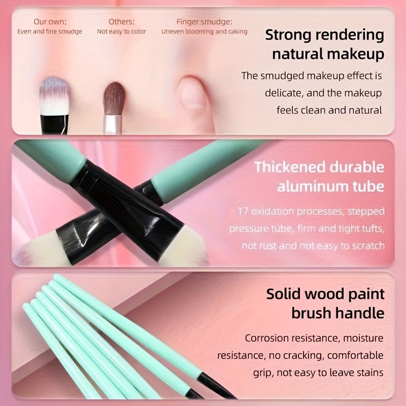 20Pcs Makeup Brushes Set Professional Soft Synthetic Hair Powder Foundation Eyeshadow Make Up Brushes Cosmetics Ideal For Makeup Beginners