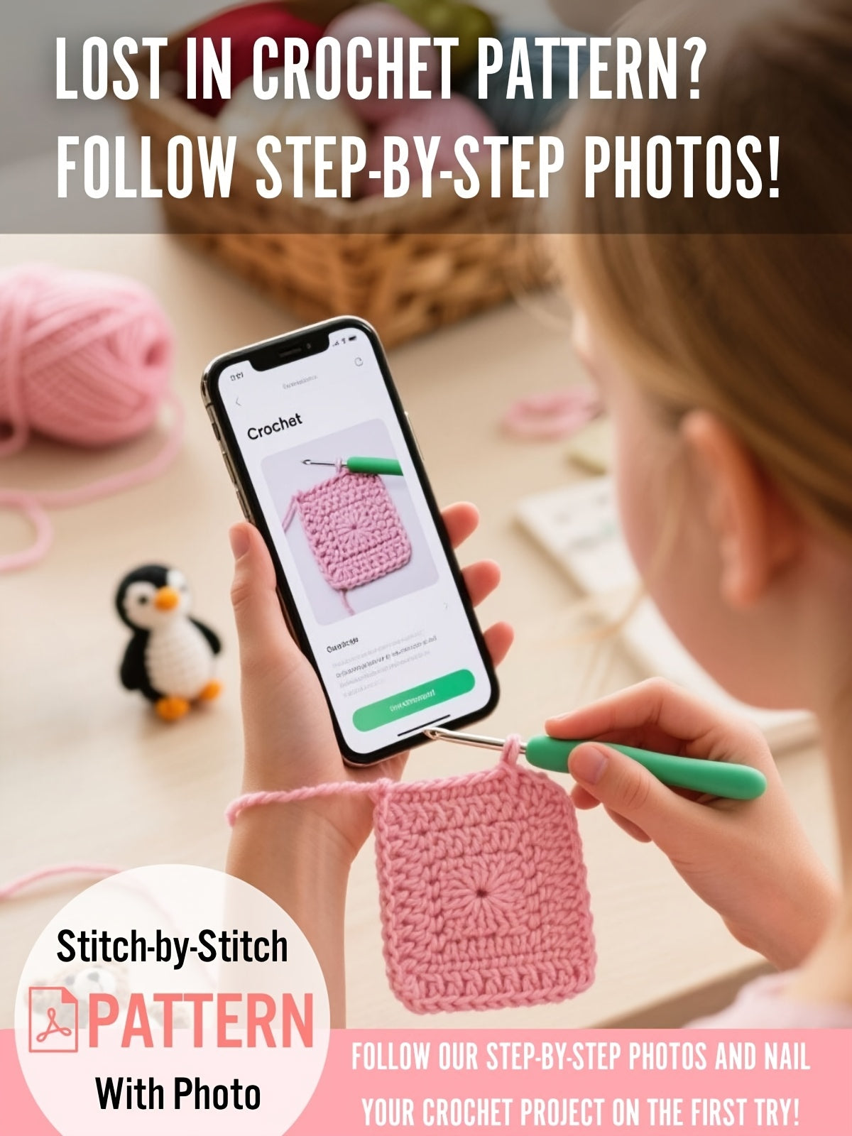 Beginner'S Crochet Kit for Christmas Highland Cow (Suitable for Adults) | Easy Craft Gift for Adults | Includes Step-By-Step Illustrated Tutorial | Contains Easy Diagrams, Extra Soft Yarn (30% More), Crochet Hook And Addition