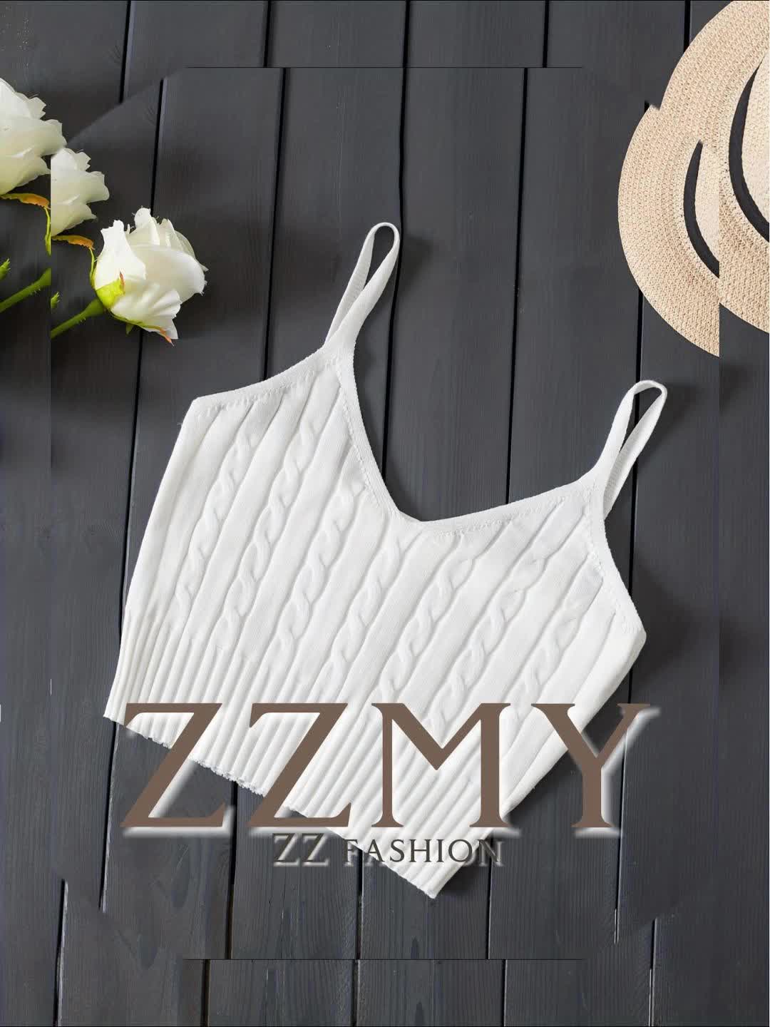 Women'S Stretchy Tank Top - V-Neck Sleeveless Casual Vest with Ribbed Texture, Beige, Versatile for Layering or Standalone Outfits, Allseason Apparel | Vneck Design | Construction, Ladies Tank Tops