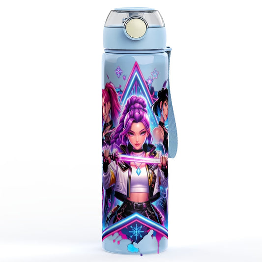 Kpop 750Ml Plastic Travel Water Bottle