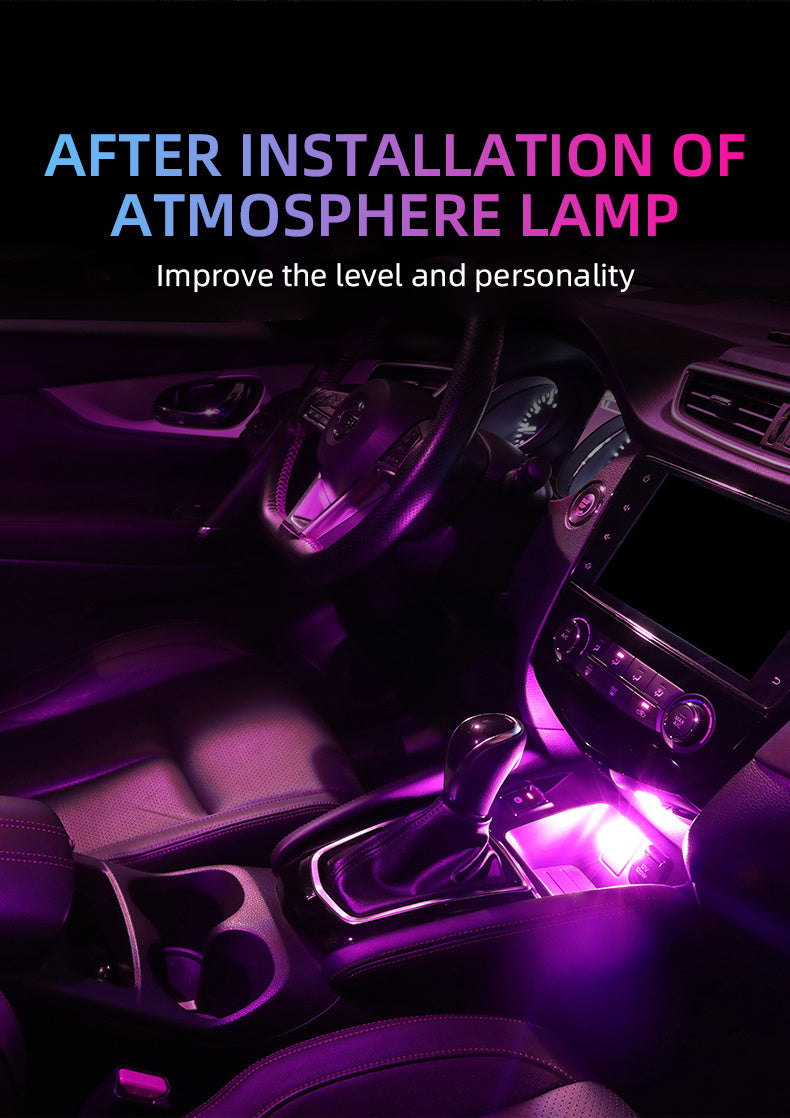 Car Mini USB LED Atmosphere Light Indoor Environment Decoration Mood Light Car PC Computer Portable Light Plug And Play Super Bright