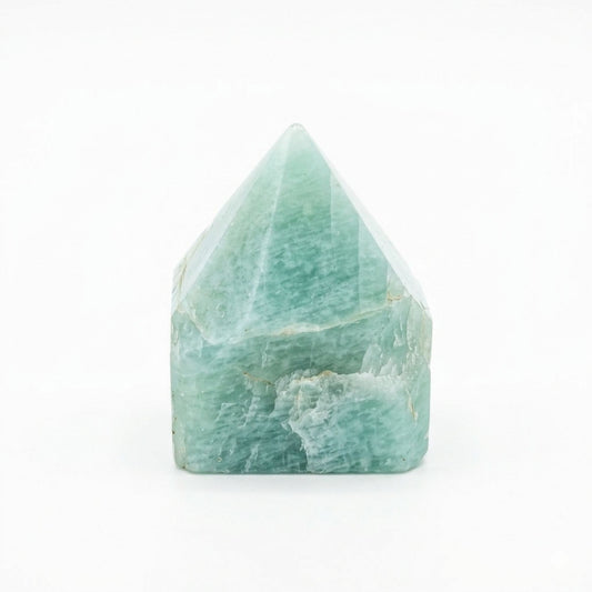Gemstone Top Polished Points - Indian Amazonite (approx 5-6 pieces)
