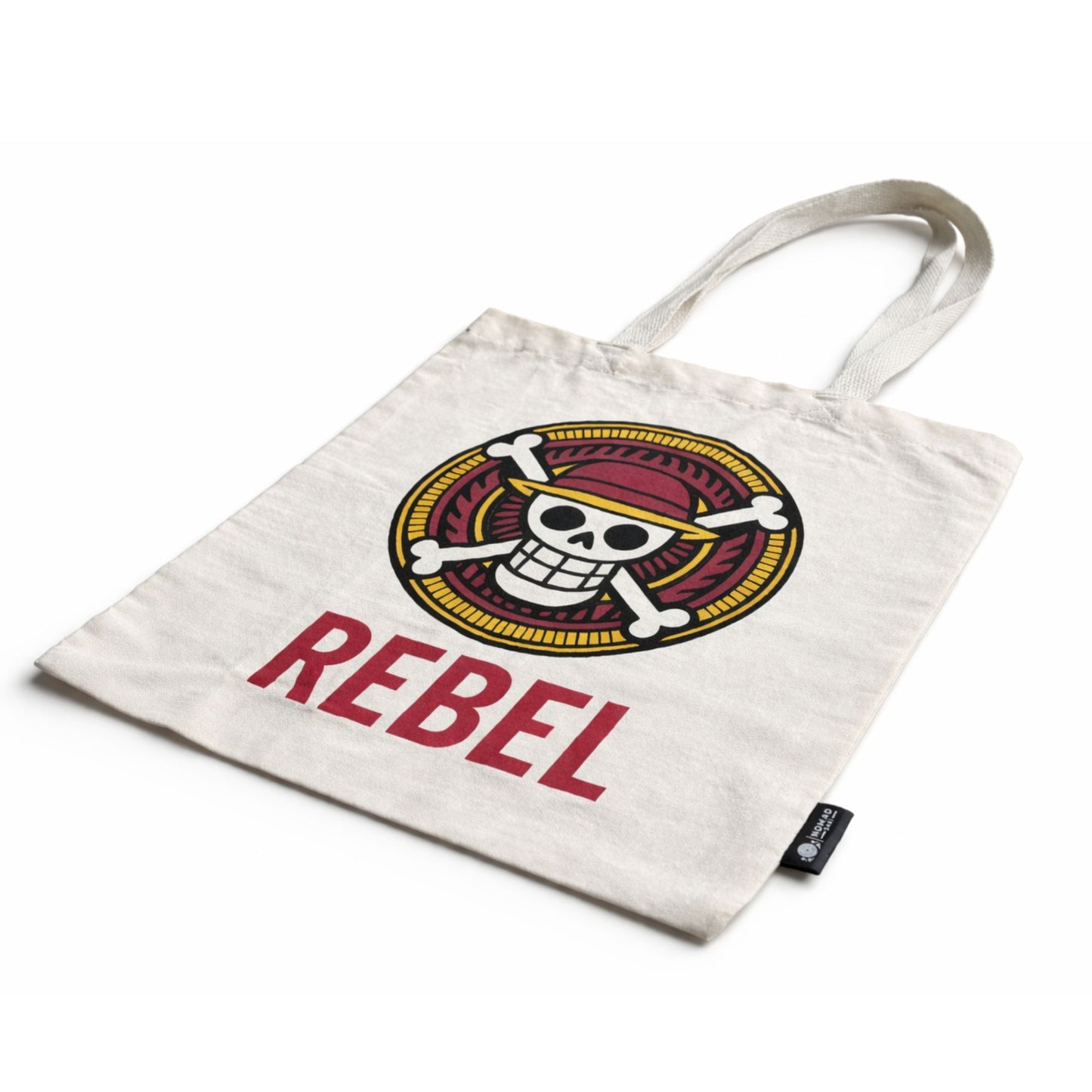 Nomad Sari Iconic Basic Tote Bag - REBEL - Natural 4oz